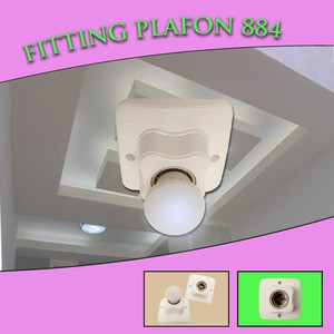 FITING LAMPU JIAMEI KERAMIK E27 BAGUS RUMAH LAMPU PLAFON 884