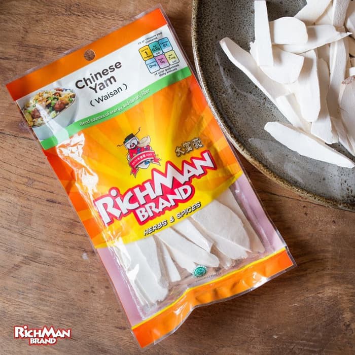 

Richman Brand Chinese Yam (Waisan) 75 Gr