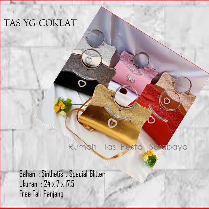 Tas Unik,Tas Elegan ,Tas Slempang,TAS YG COKLAT