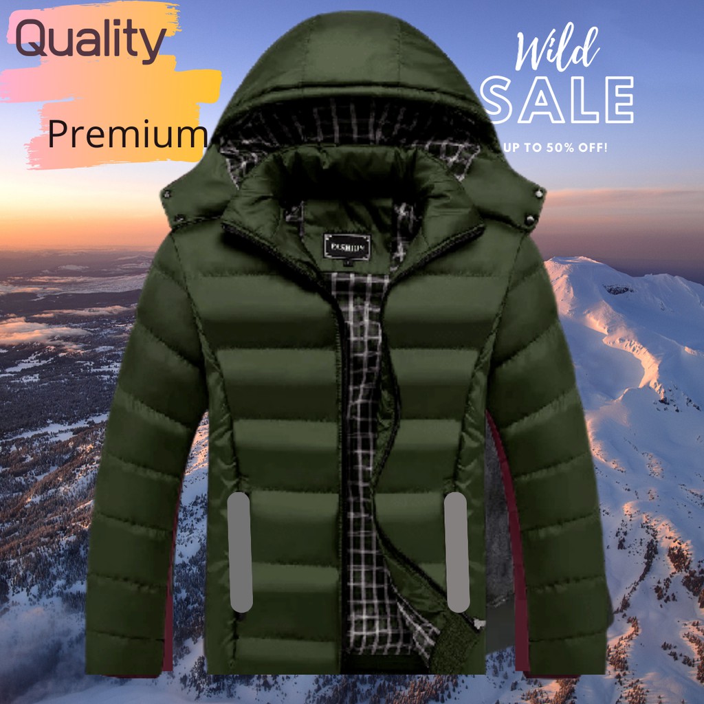 [JAKET NEW BRAND 2021] Jaket winter pria/Jaket tebal/Jaket musim dingin/Jaket waterprof/jaket pria/j