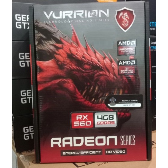 VGA Radeon RX560 4GB DDR5 Vurrion