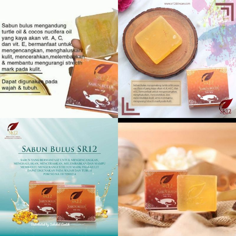 SR12 SABUN BULUS HERBAL / SABUN MANDI BULUS SR12