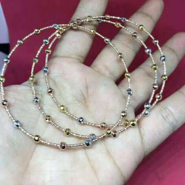Gelang Emas Keroncong 7,86grm Dan Kadar 375
