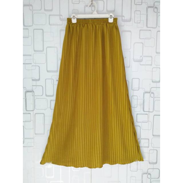 Rok plisket/bahan moscrepe premium