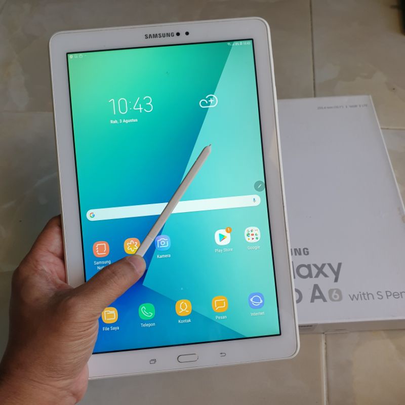 Samsung Tab A6 with S pen 3/16 Ram 3gb Rom 16gb 10inch P585y second berkualitas