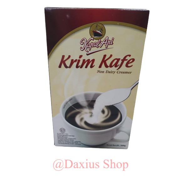 

Kapal Api Krim Kafe Creamer Campuran Minuman Kopi, Teh, Coklat , Makanan dan Minuman 500 gr Murah