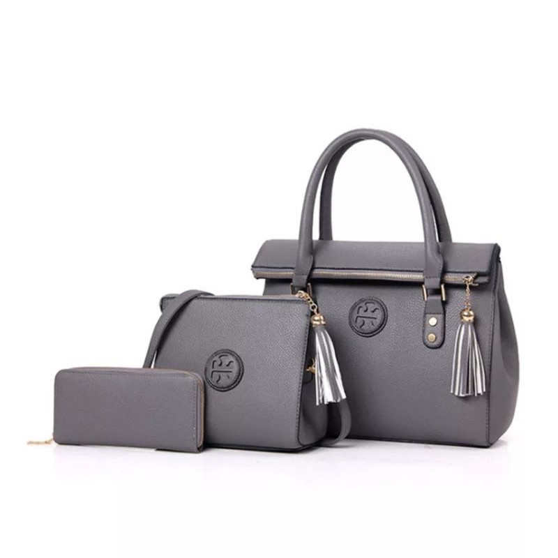 TASMURAH30_Handbag Wanita Tori Tori fashion- Warna grey/ Abu