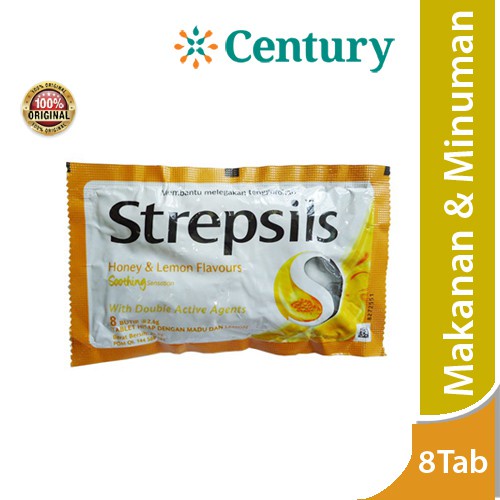 

Strepsil Honey Lemon Pouch PC 1x8