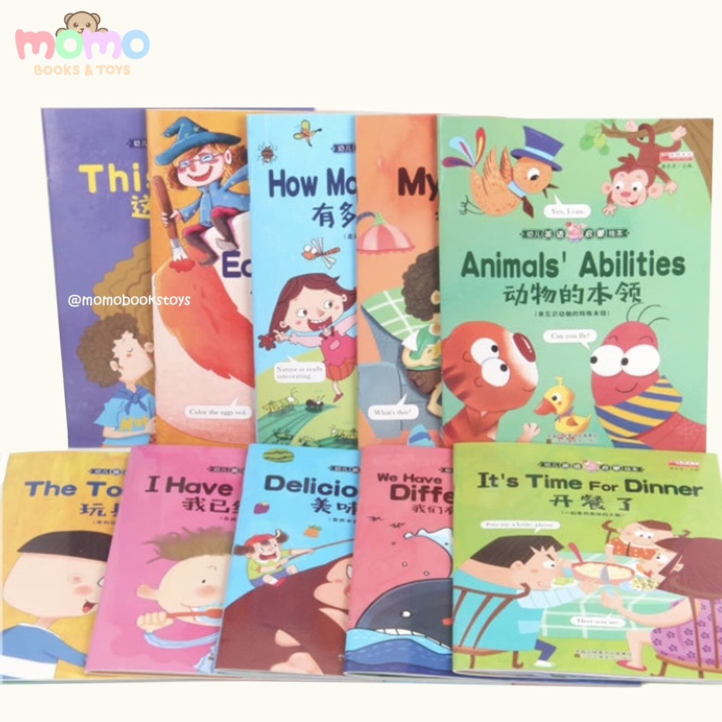 [MOMO] Isi 5 Buku Cerita Anak Bahasa Inggris (Scan QR CODE) | English Story Book Full Color / Buku Impor Bergambar Berwarna Anak TK SD / English for Children Kids Promo Murah-8