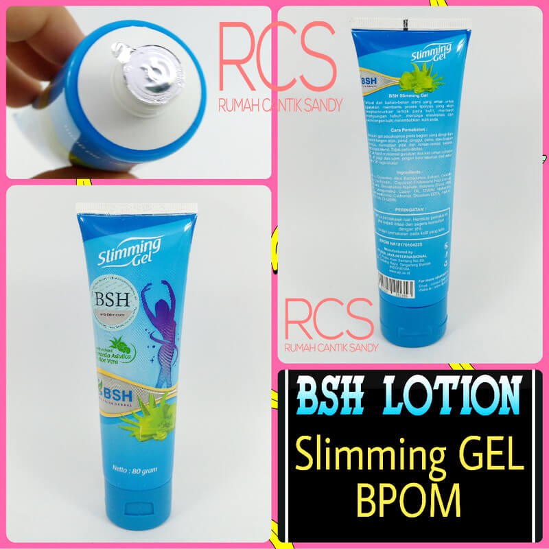 BSH - Body Slim Herbal Lotion - Slimming Gel - LOTION PENGURUS BADAN