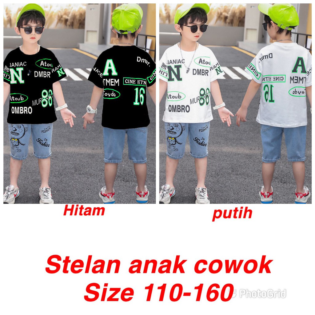 (LOLI-JKT) BOY-01 STELAN ANAK IMPORT COWOK/ANAK TANGGUNG BAHAN BAGUS 110-160