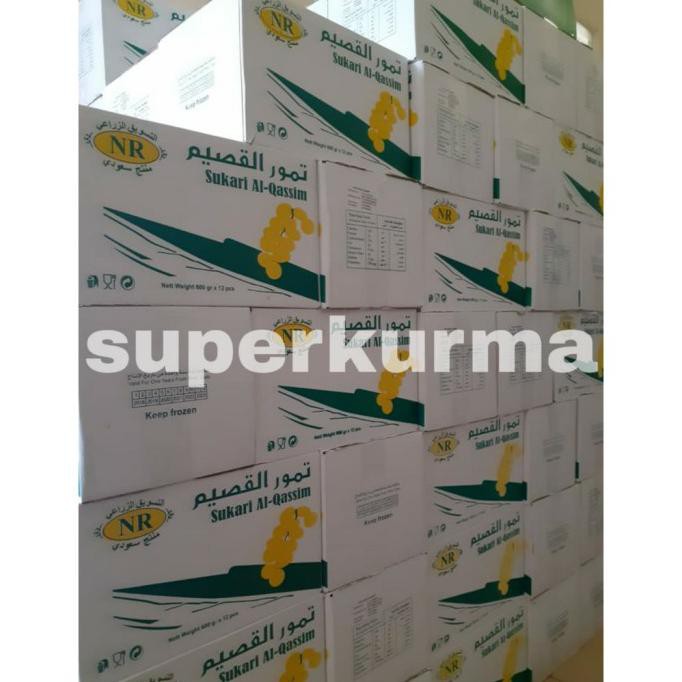 

Ac359 Kurma Sukari Al-Qassim Nr 1 Dus Besar 600Gr X 12Pcs Cucuningwai