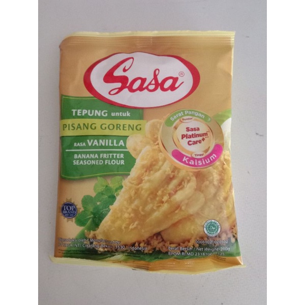 

Sasa Tepung Pisang Goreng rasa vanilla 210gr