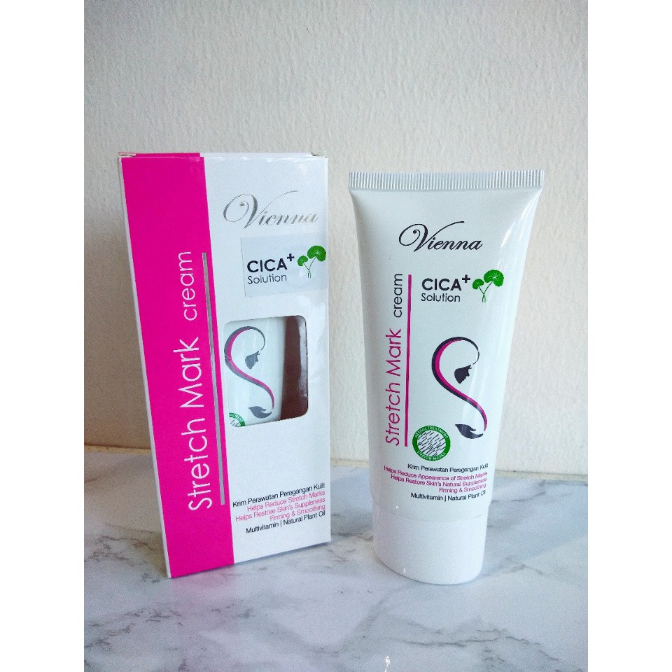 VIENNA CREAM STRETCH MARK ORIGINAL BPOM PENGHILANG STRECHMARK KRIM STRECHMARK IBU HAMIL PENGHILANG BEKAS LUKA PERAWATAN TUBUH