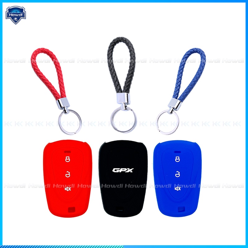 Cover Kunci Bahan Silikon Dengan Gantungan Kunci Kulit Untuk GPX DRONE 150 2021-2022