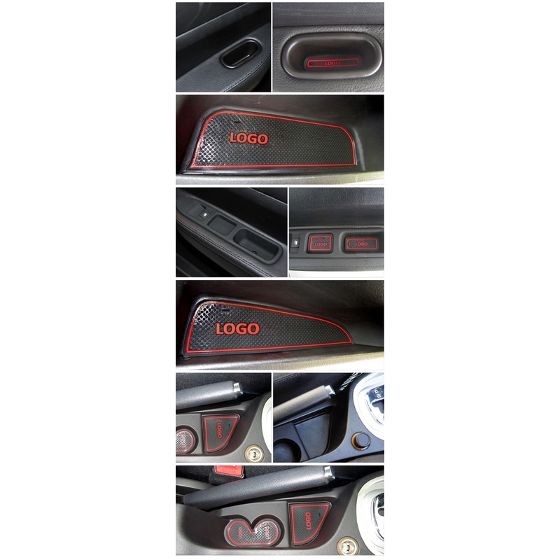 Pad Karet Anti Slip Untuk Dekorasi Interior Pintu Mobil Peugeot 307 308 2008 508 301 3008 5008 GT