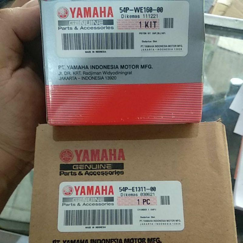 Piston Kit + Blok MioJ 54P Yamaha Ori