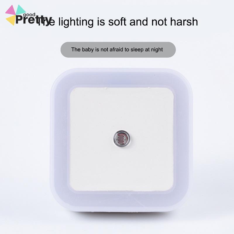 Induksi Night Light Control Plug-In Cerdas Cahaya Cahaya Lampu Lampu Bulat Ledut Bulat - PD