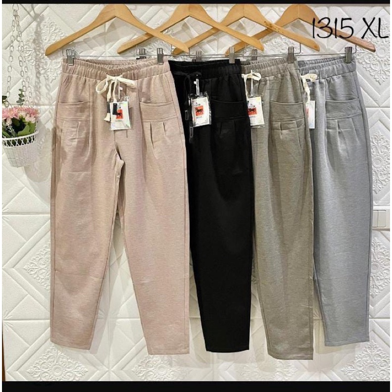 celana jogger zara import size XL merk good