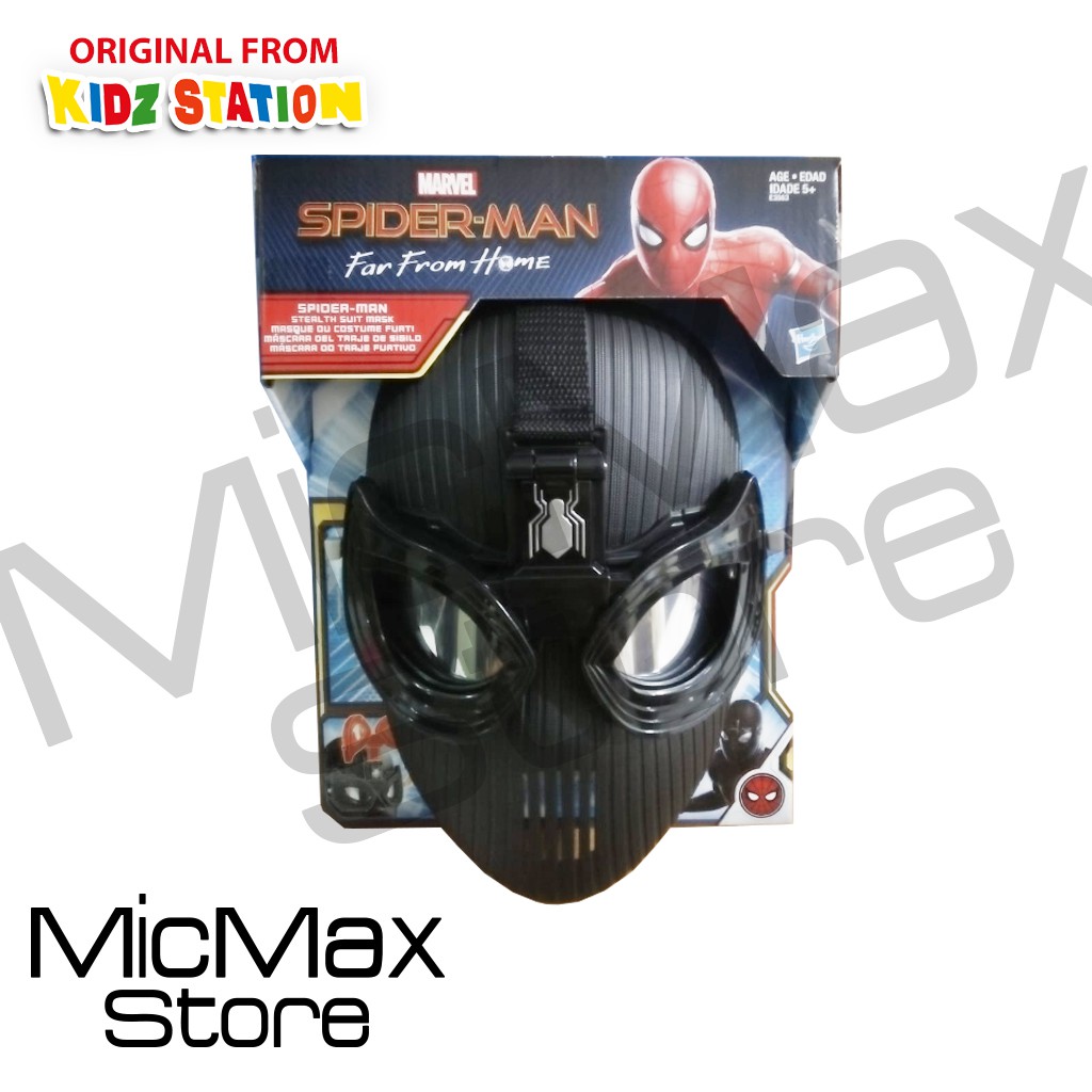 Marvel Spiderman Stealth Suit Mask Topeng Far From Home