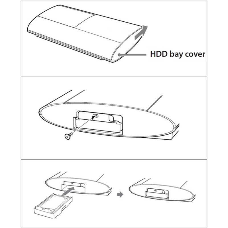 Btsg Stand Holder Hardisk Universal Dengan Sekrup Kit Untuk Reparasi PS3 Slim4000