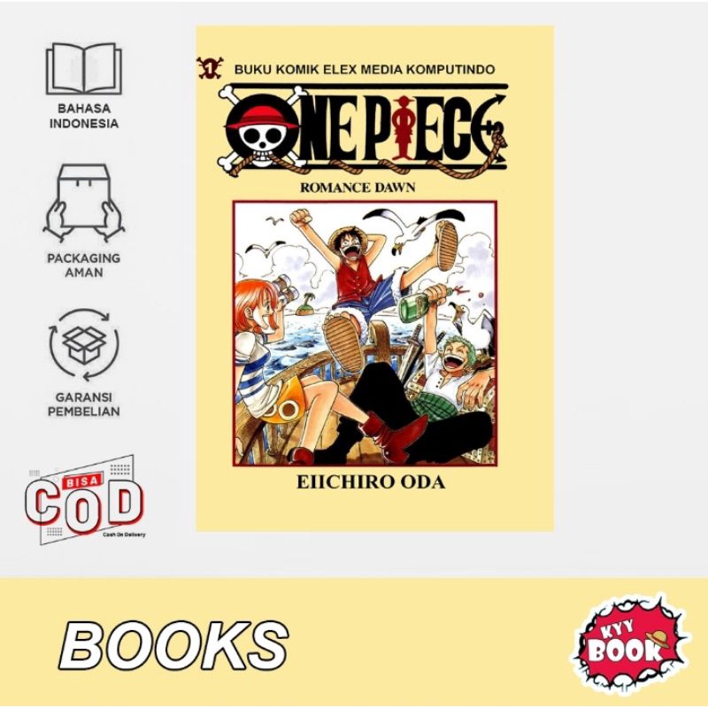 Jual Buku Komik Onepiece Vol 1 ( BISA Cod ) | Shopee Indonesia