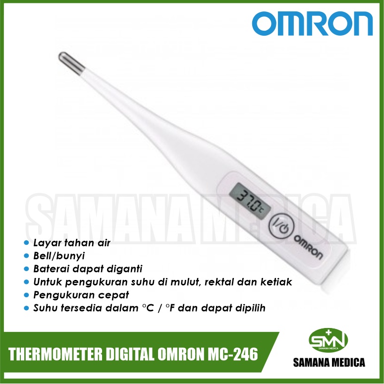 Termometer digital OMRON MC-246 Original FREE BATERAI