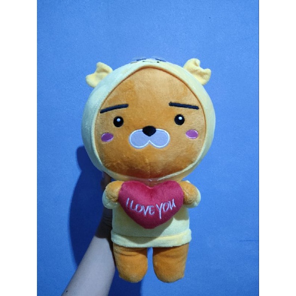 BONEKA RYAN HOODIE KUNING ORIGINAL KAKAO