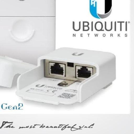♙ UBNT biquity ETH-SP Ethernet Surge Protector / Anti Petir UTP LAN Outd ✶