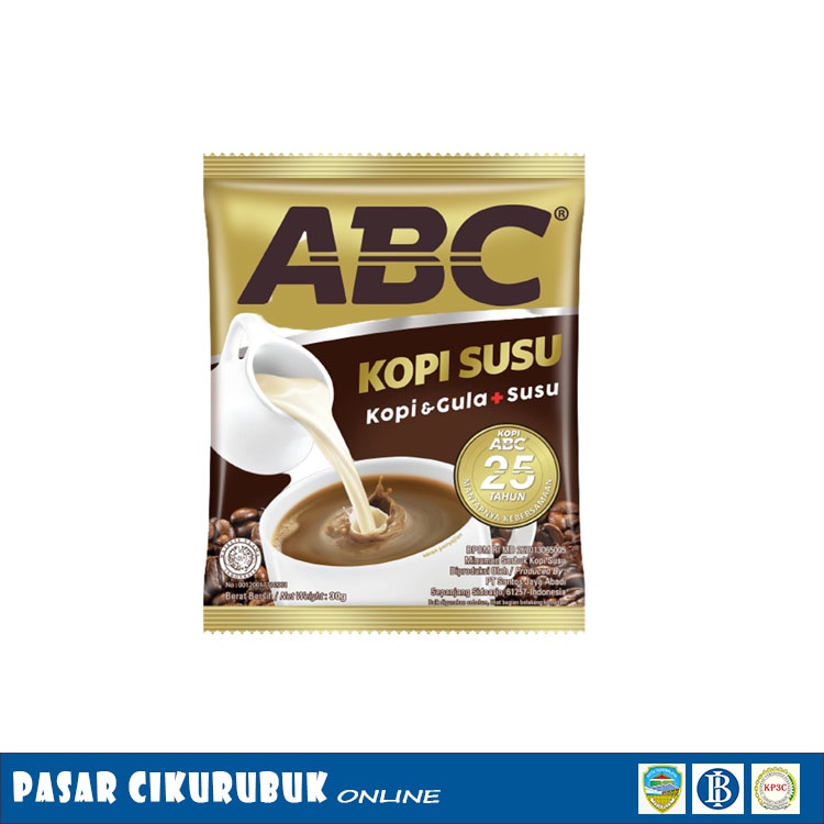 

Kopi ABC Susu 30 g X 10 Pcs