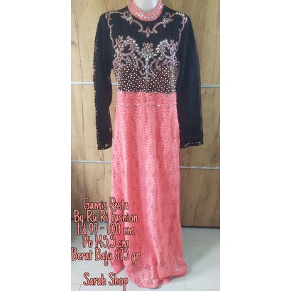 Gamis baju brukat Pesta Ruri Fashion