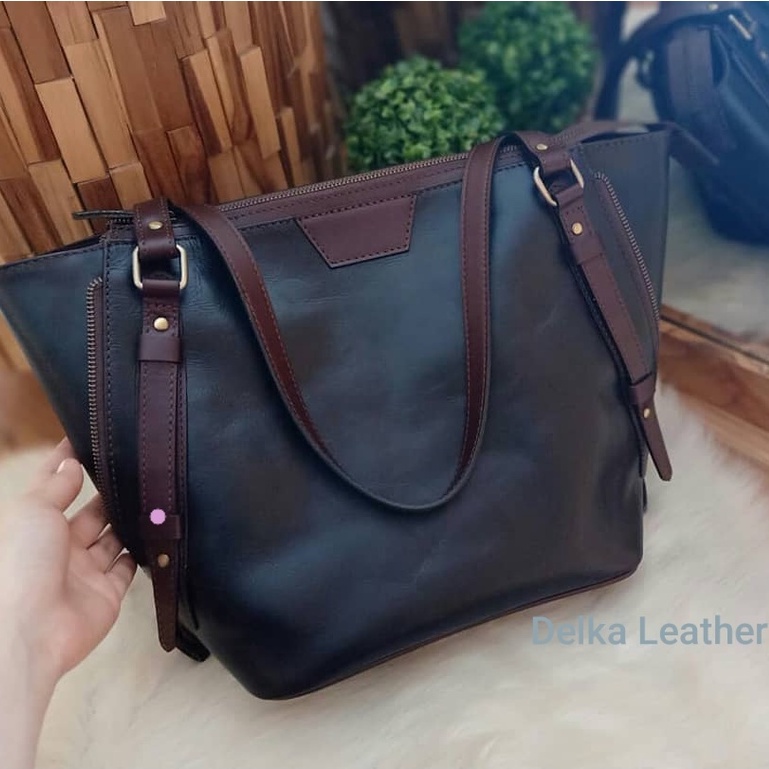 Tas Kulit Pull Up Asli DL224 Wanita/ Tas Papirut Asli Kulit Pull Up Sapi Gaut 100% Original/ Fashion