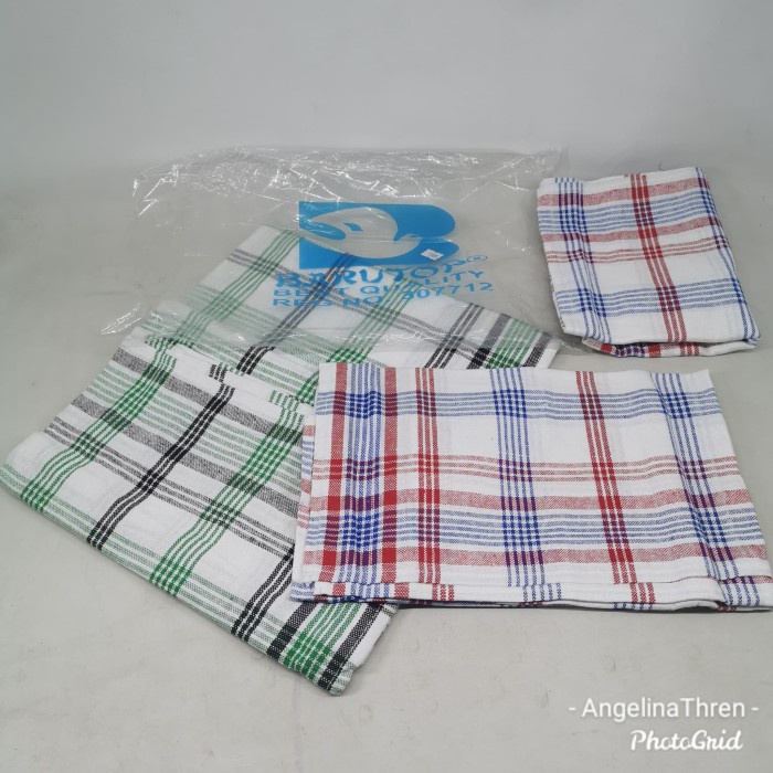 Lap Serbet Jumbo Kotak 60X60 Tebal / Pcs