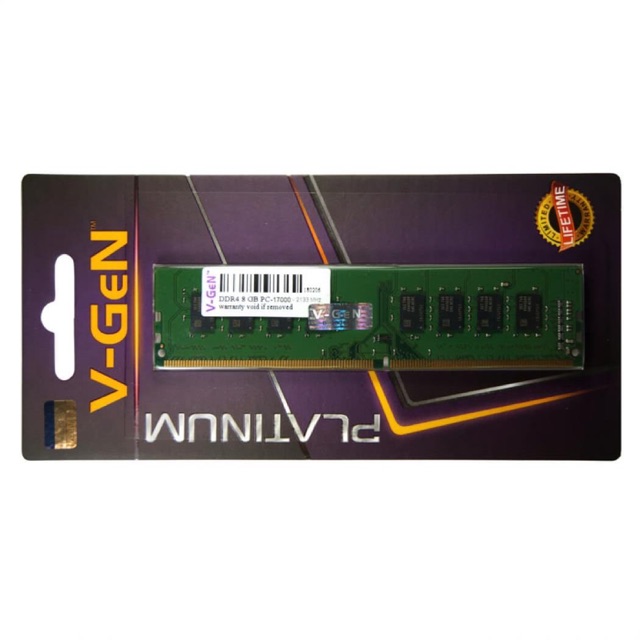 DDR4 VGEN 8GB PC 17000 PLATINUM