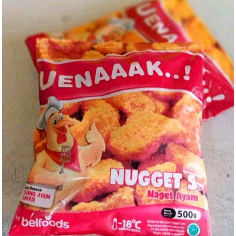 

Nugget Ayam Belfoods Kemasan 500gr Enak Bergizi