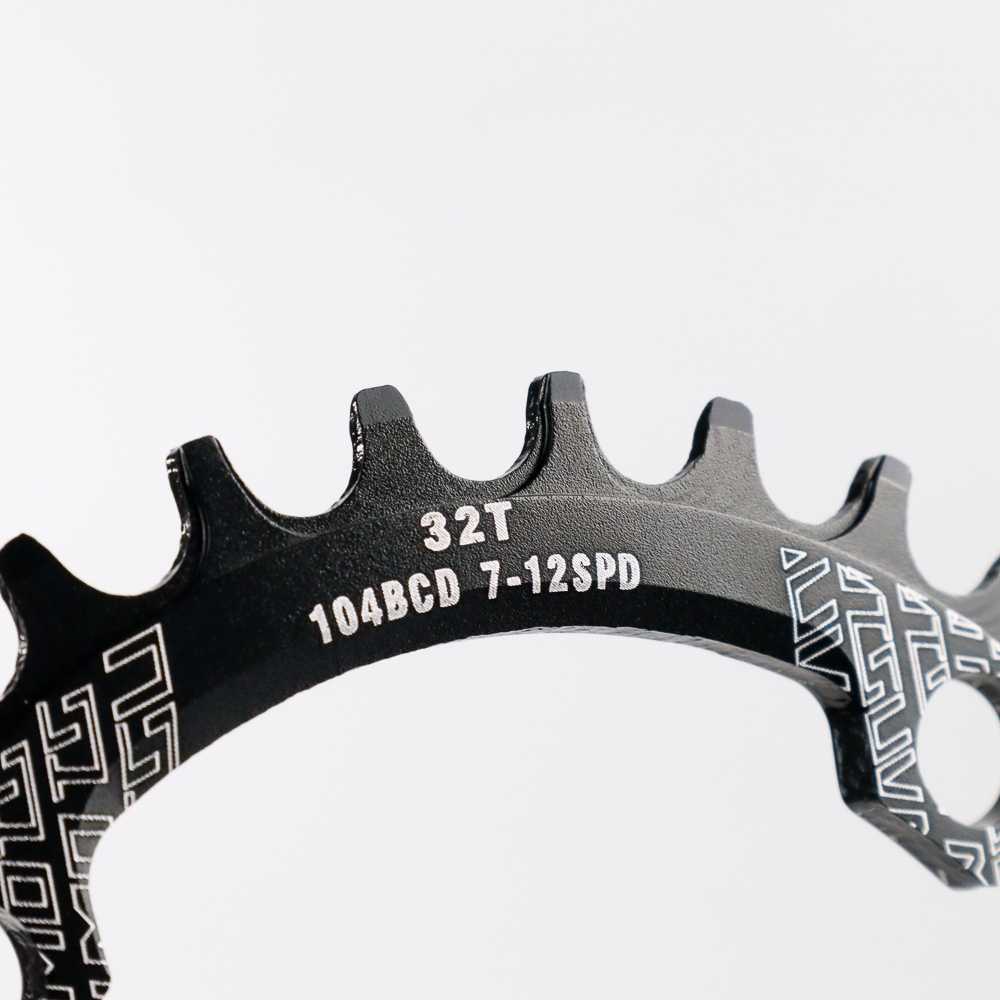 LUNJE Gigi Sprocket Sepeda Chainring Aluminium Round 32T - 104BCD