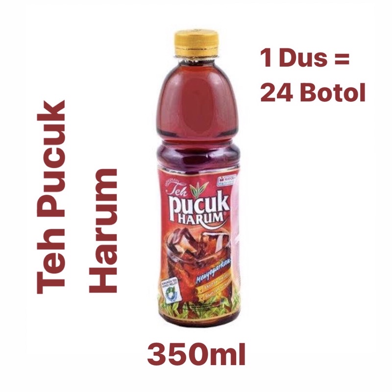 

〖Teh Pucuk Harum Botol 350ml | 1 Dus - 24 Botol | Minuman Teh〗