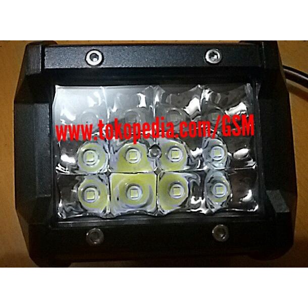 Lampu tembak WORKLIGHT LED CREE 12 mata 48 watt tembak spot 12 titik gsm07 Murah