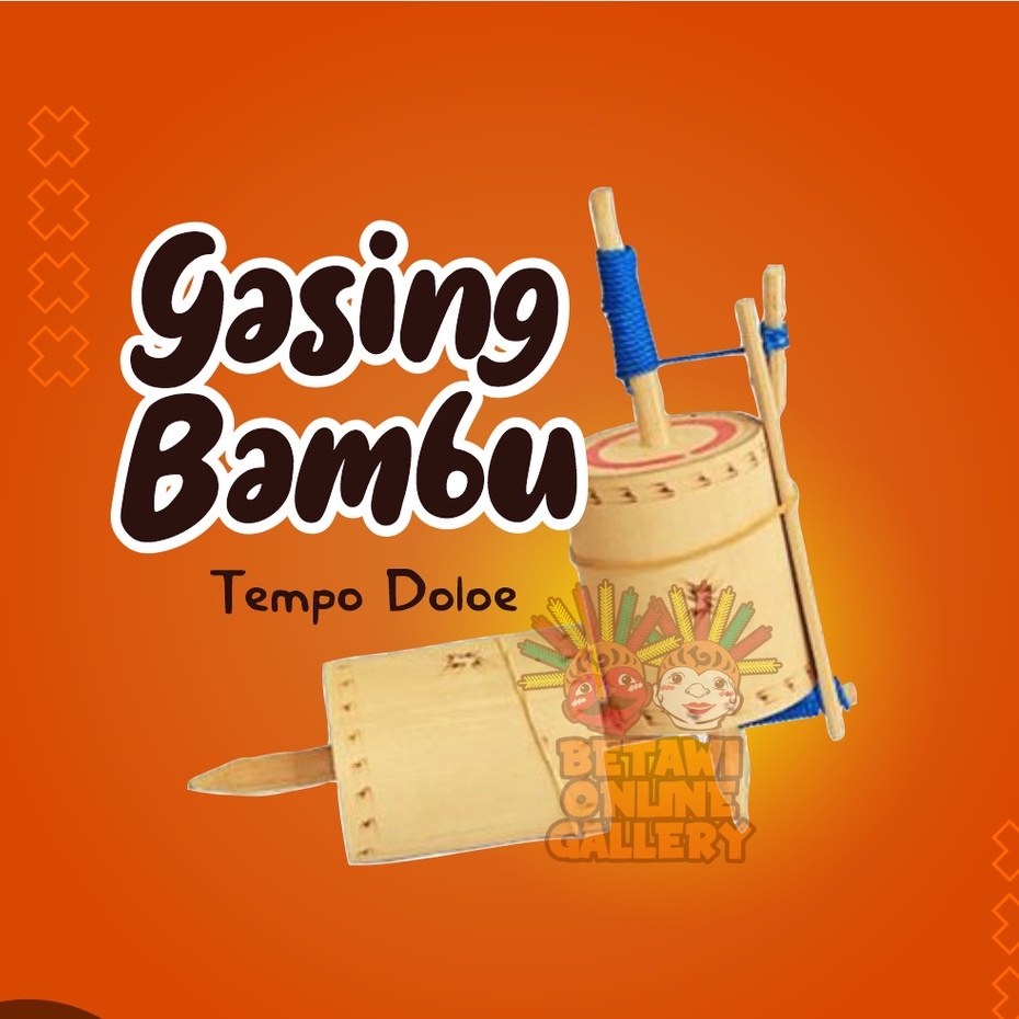 Gasing / Pangggal Bambu / Mainan Tradisional / Gasing Bambu