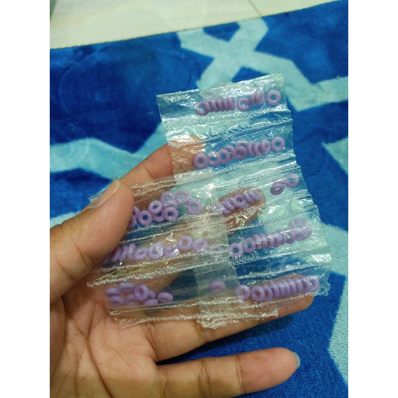 Stoper gelang tali/ Karet pembatas untuk gelang tali 3mm/penyekat