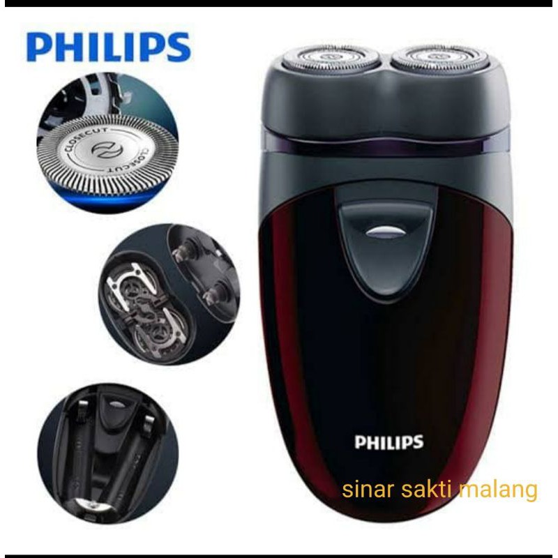 Shaver Philips Alat cukur / Pencukur Kumis Jenggot Electric Elektrik PQ206