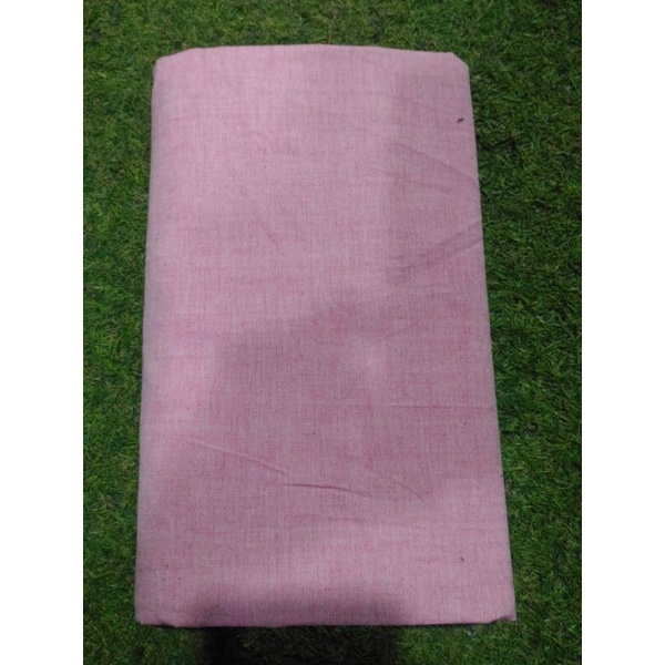 KAIN TENUN LURIK JAWA TENGAH PINK POLOS