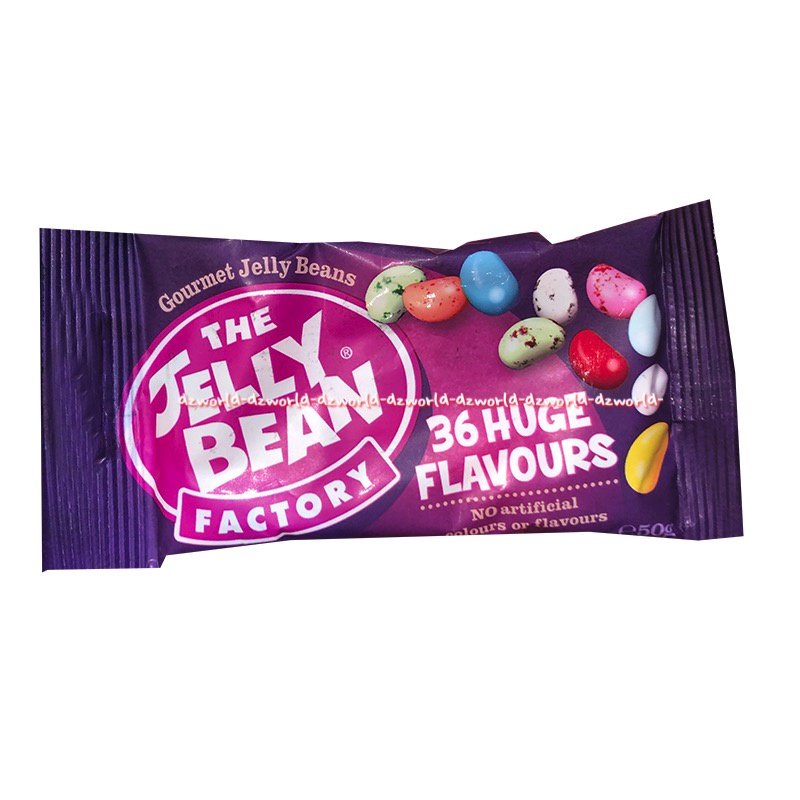 The Jelly Bean Factory 36 Gourment Flavour 50gr Permen Aneka Rasa Jeli Jely Bean Candy cendi Candy