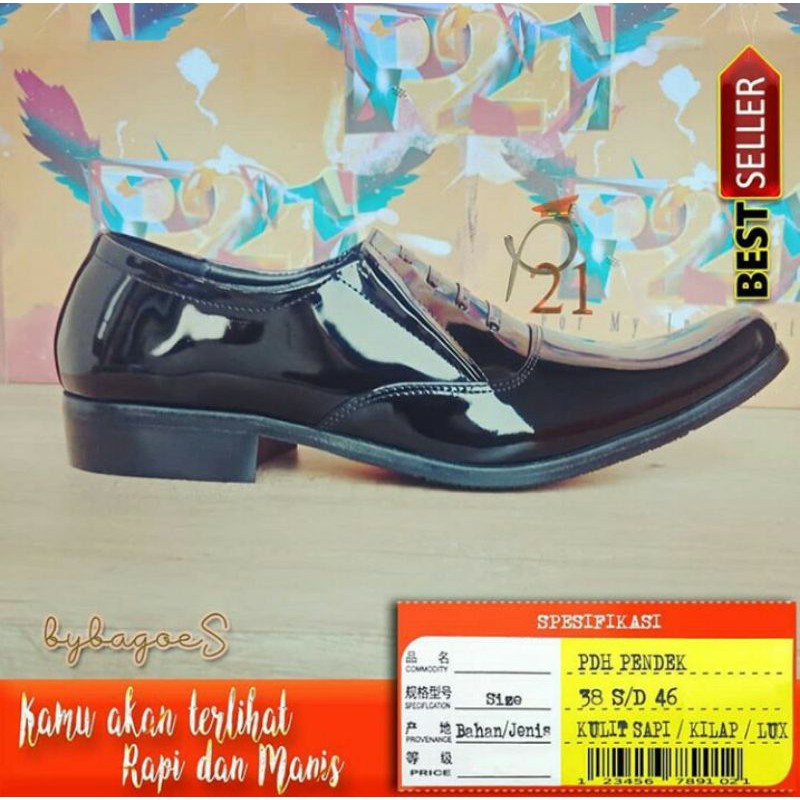 P21 / SEPATU PRIA / SEPATU DINAS / SEPATU POLRI /PDH