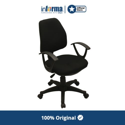 Informa Kursi Kantor - Zenia Staff Chair Black