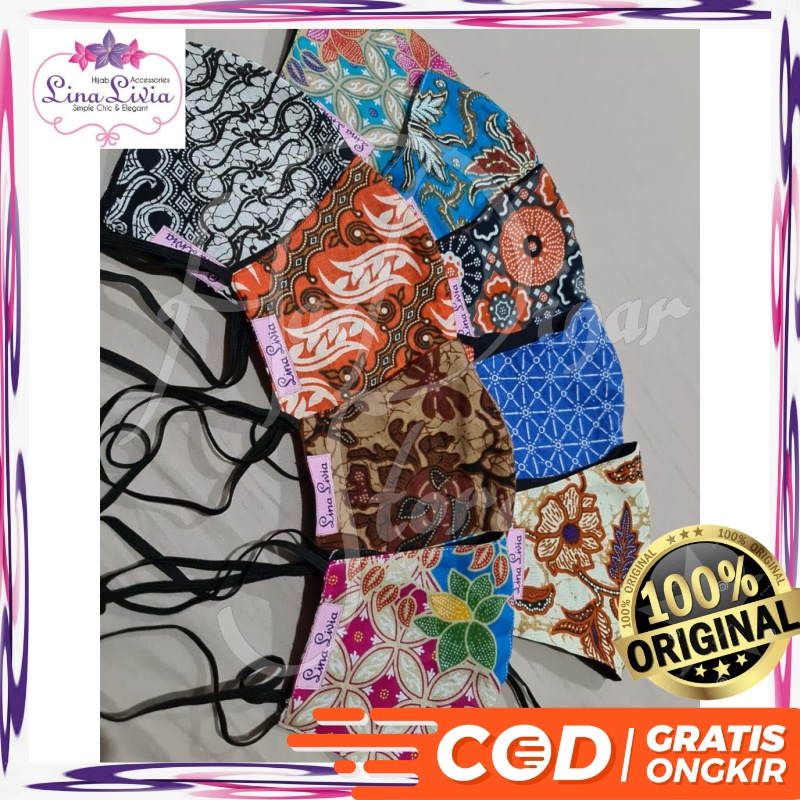 [Baru] Lina Livia masker Lina Livia Batik Ready