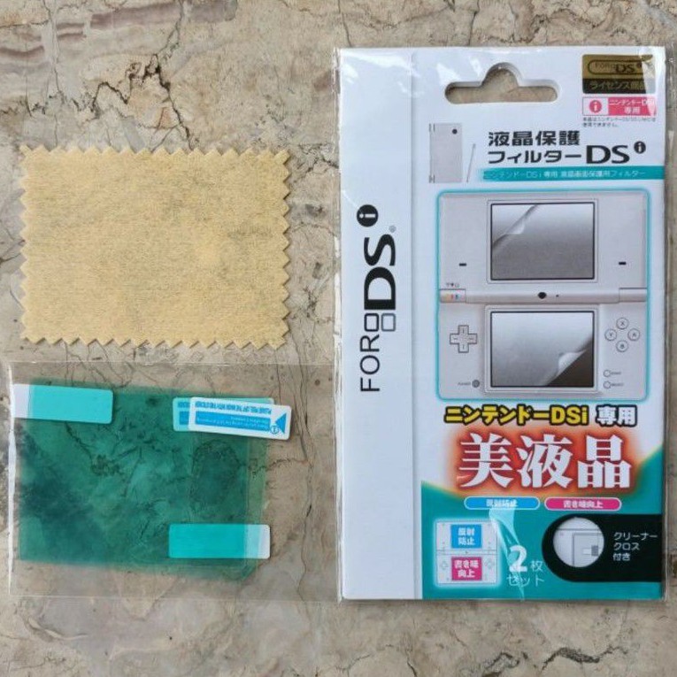 Anti Gores Nintendo Dsi Ndsi Screen Guard Nds I Lcd Atas Bawah