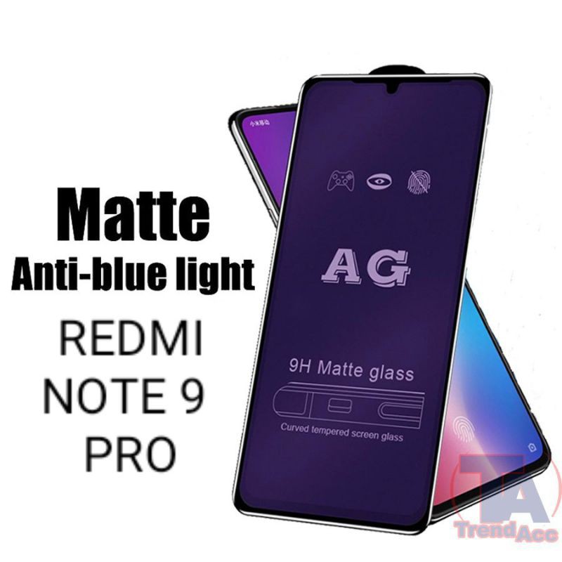 TEMPERED GLASS ANTI BLUE REDMI NOTE 9 PRO