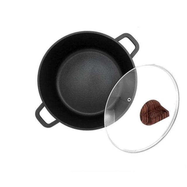 Cyprus Pot Panci Sup Die Cast PI-0808 [28 cm] - Hitam