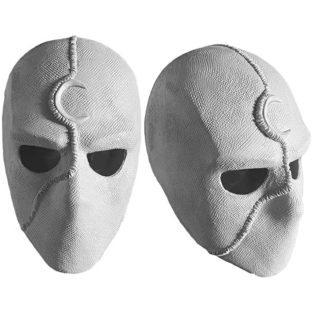 2022 Topeng Karakter Marvel Moon Knight Bahan Latex Untuk Kostum Cosplay Halloween